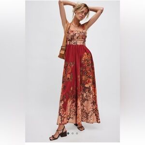 Free People Bali Westward Trail printed Jumpsuit- NWT Size XS